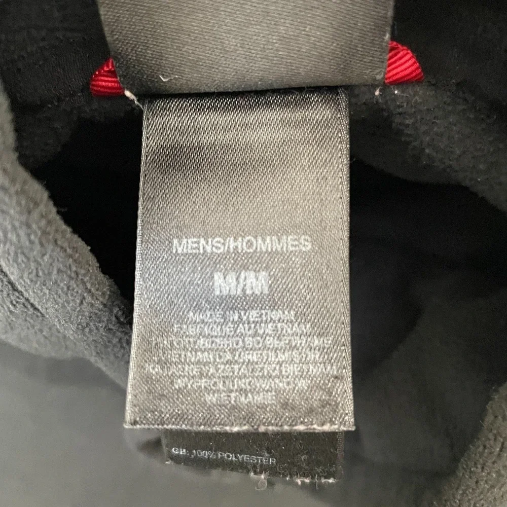 The North Face 1/4 Zip Fleece Men M Black Gorpcore Outdoor Pullover